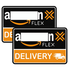 ROMINVIC Car Magnets Flex Driver attached to a car for bright, high-visibility signaling.