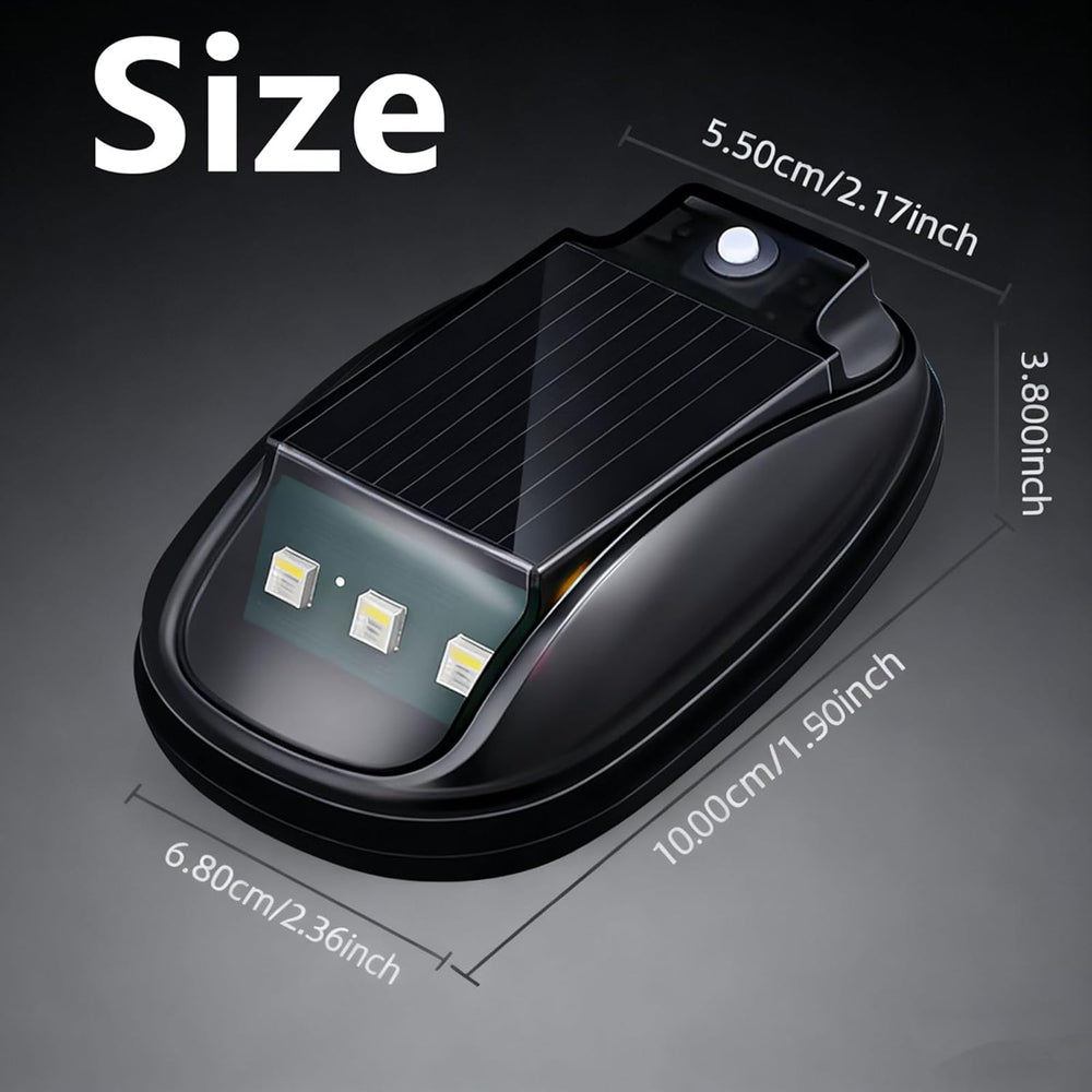 RONGGE USB-C charging option complements solar power for flexible charging.