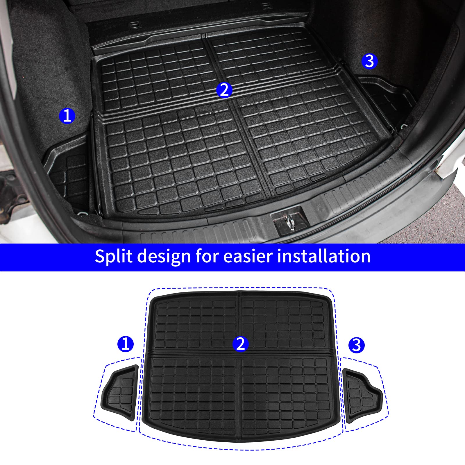 Rongtaod easy-installation mats drop-in for quick interior upgrade.