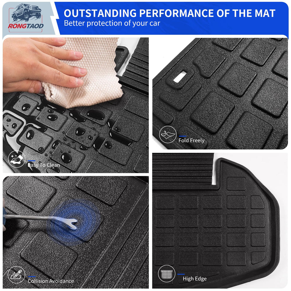 Rongtaod all-around protection image demonstrates easy wipe-clean surface.