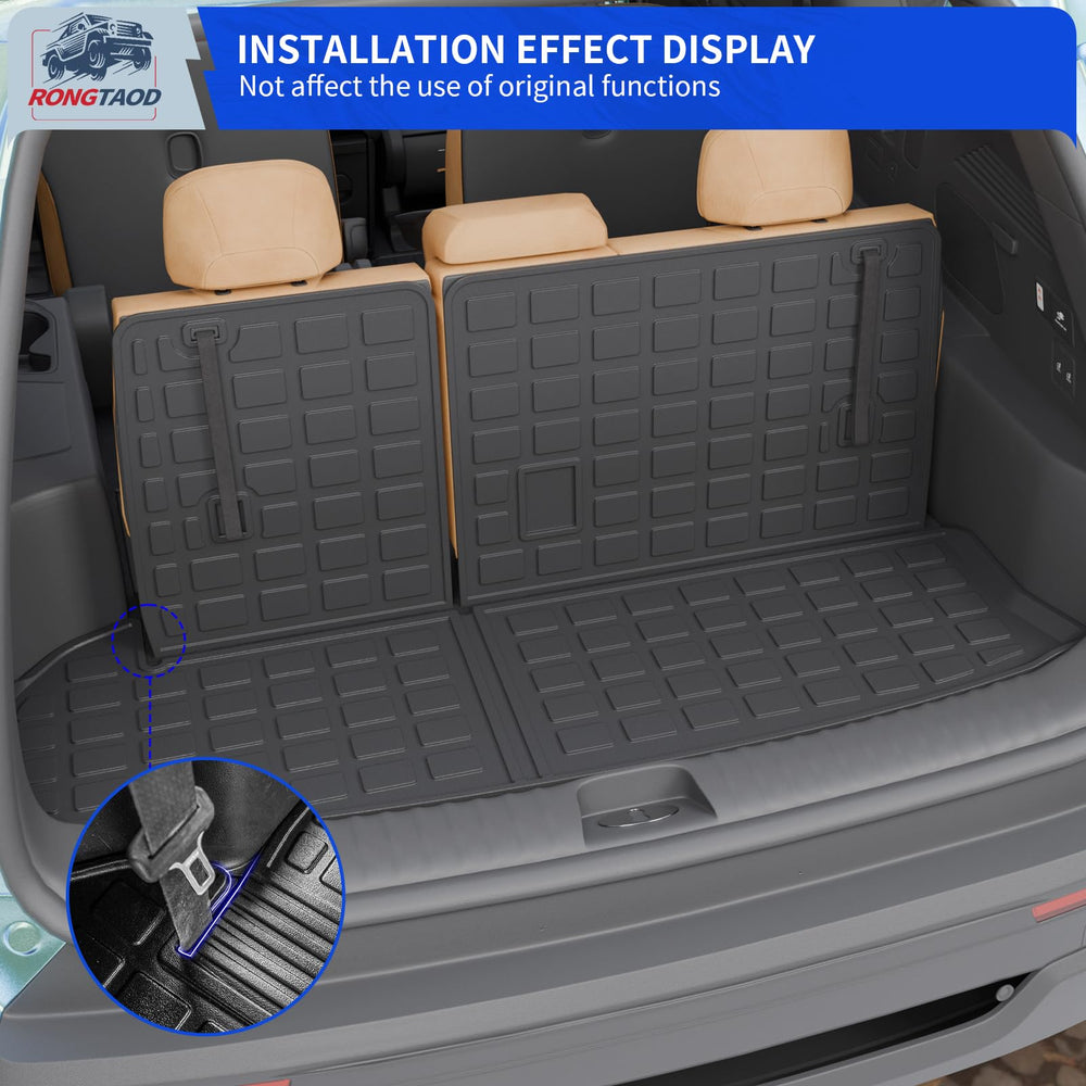 Rongtaod floor-mat material closeup highlights flexible, durable TPE.