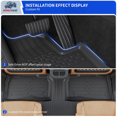 Rongtaod trunk mat guarding cargo space in Ford Explorer