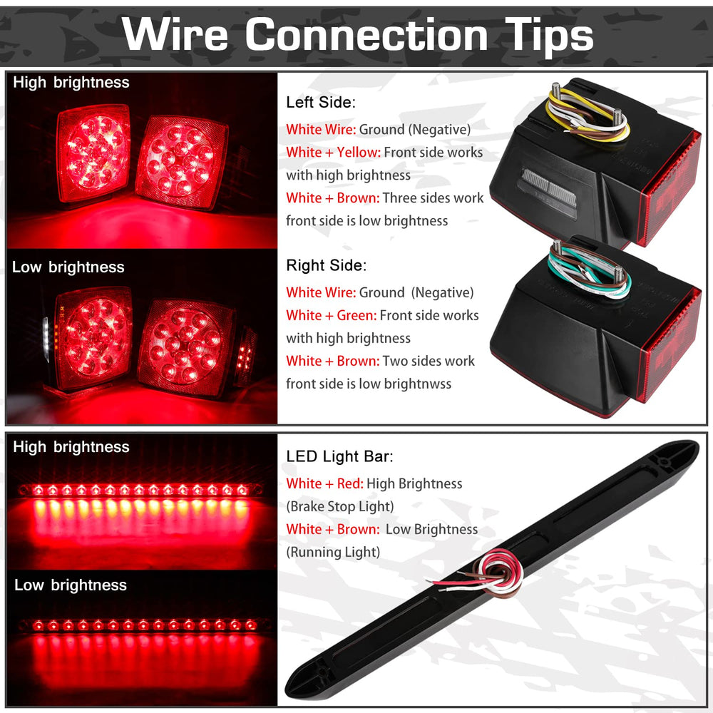 RONSTA mini marker lights offer bright side visibility.