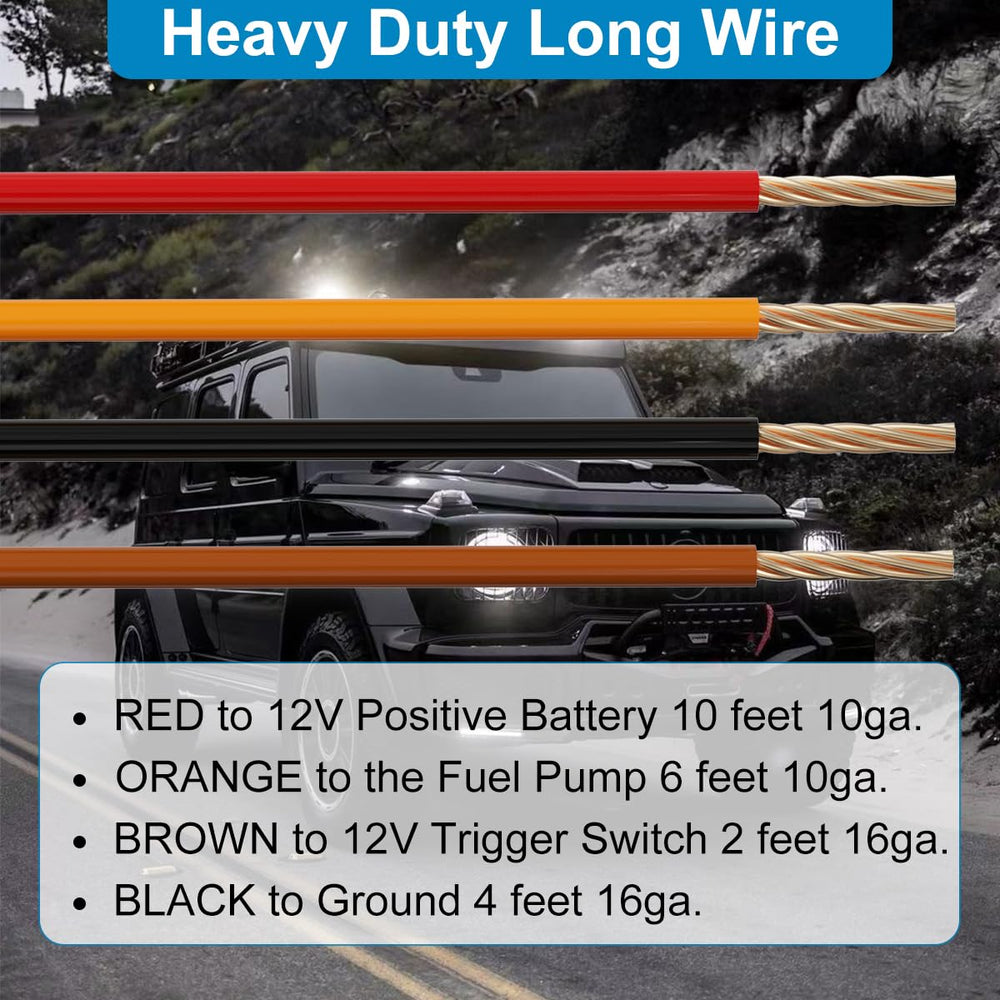 Ronybuy heavy-duty 10-gauge wires ensure sturdy power delivery.