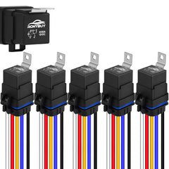 Ronybuy 5-pin relay kit waterproof shell offers durable protection in tough environments.