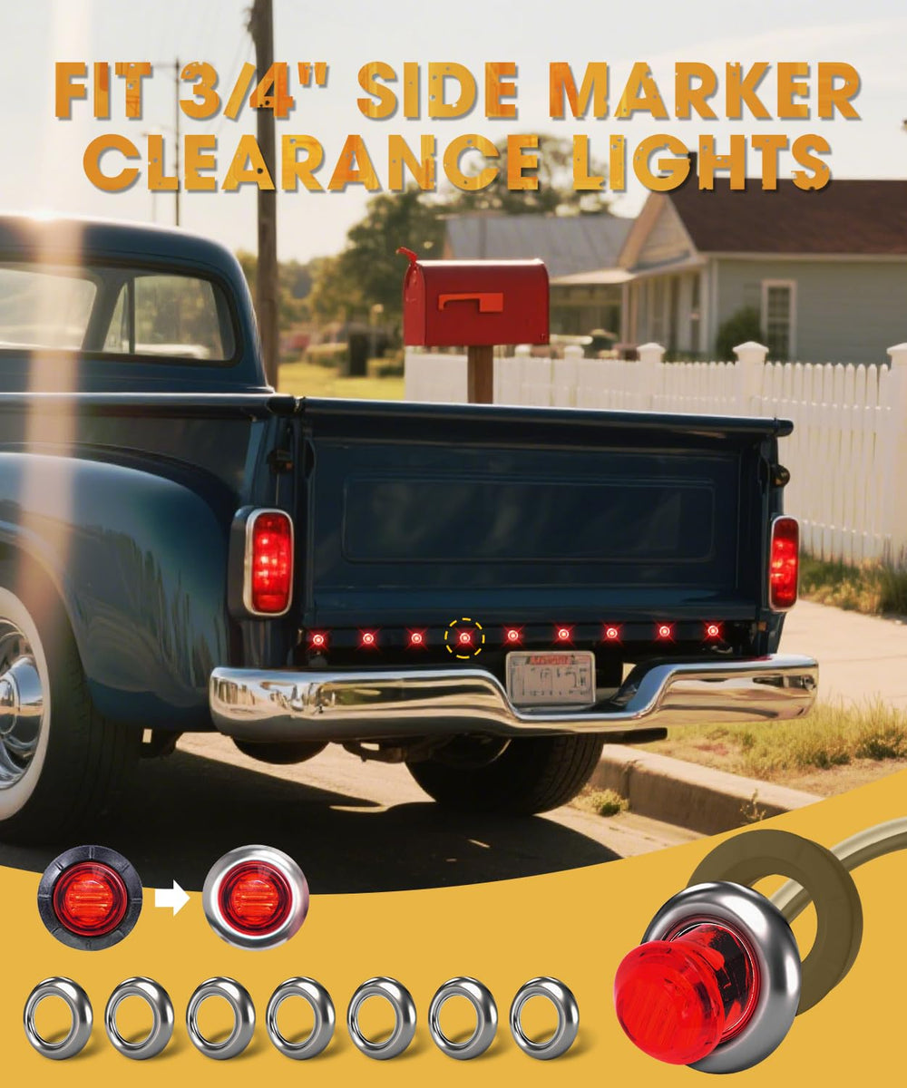 Ronybuy durable chrome bezels resist rust in outdoor conditions.