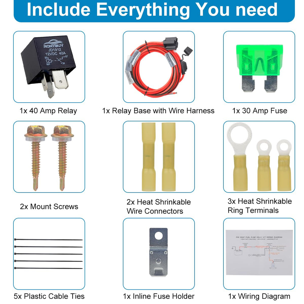 Ronybuy inline fuse holder for circuit protection.