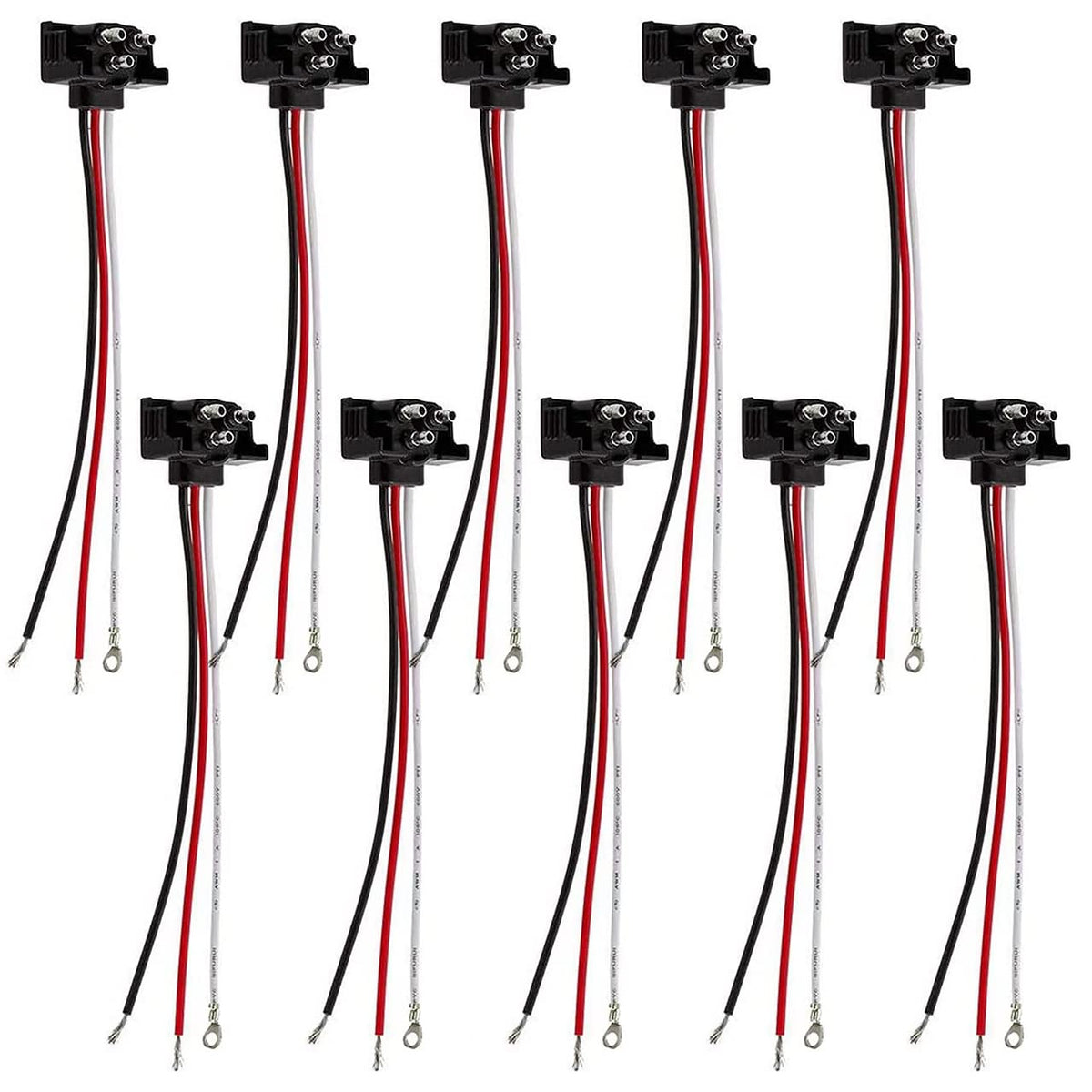 Ronybuy 3-prong trailer light pigtail for reliable truck and trailer wiring.