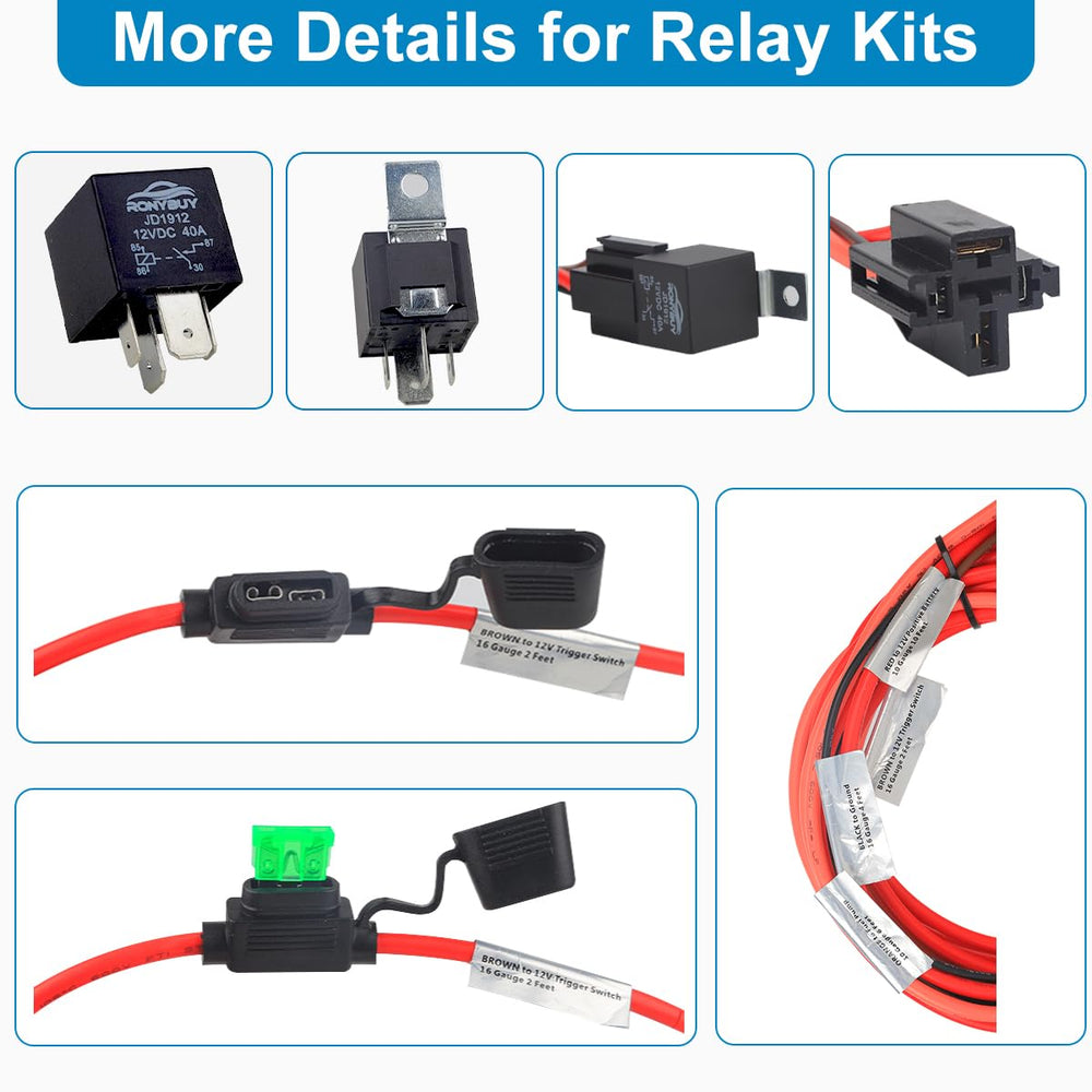 Ronybuy wiring diagram included for easy plug-and-play setup.