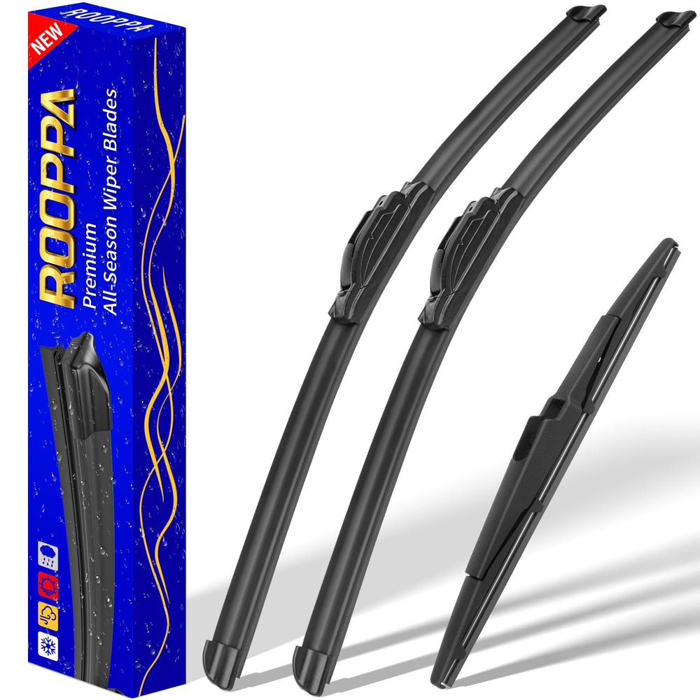Rooppa 26-inch front wiper blade for clear visibility in rain and snow.