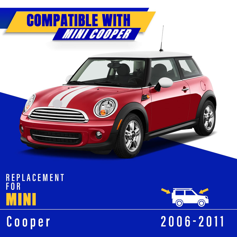 Rooppa 3-wipers easy-install design for plug-and-play on Mini Cooper