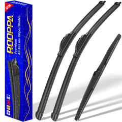 Rooppa 3 wipers for Lexus RX front blades set improves visibility in rain