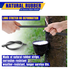 Rooppa 3 wipers set packaging shows OEM-style replacement and long-life performance