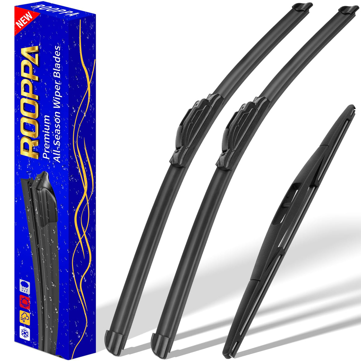 Rooppa Honda Pilot 24-inch front wiper blade for rain-ready visibility.