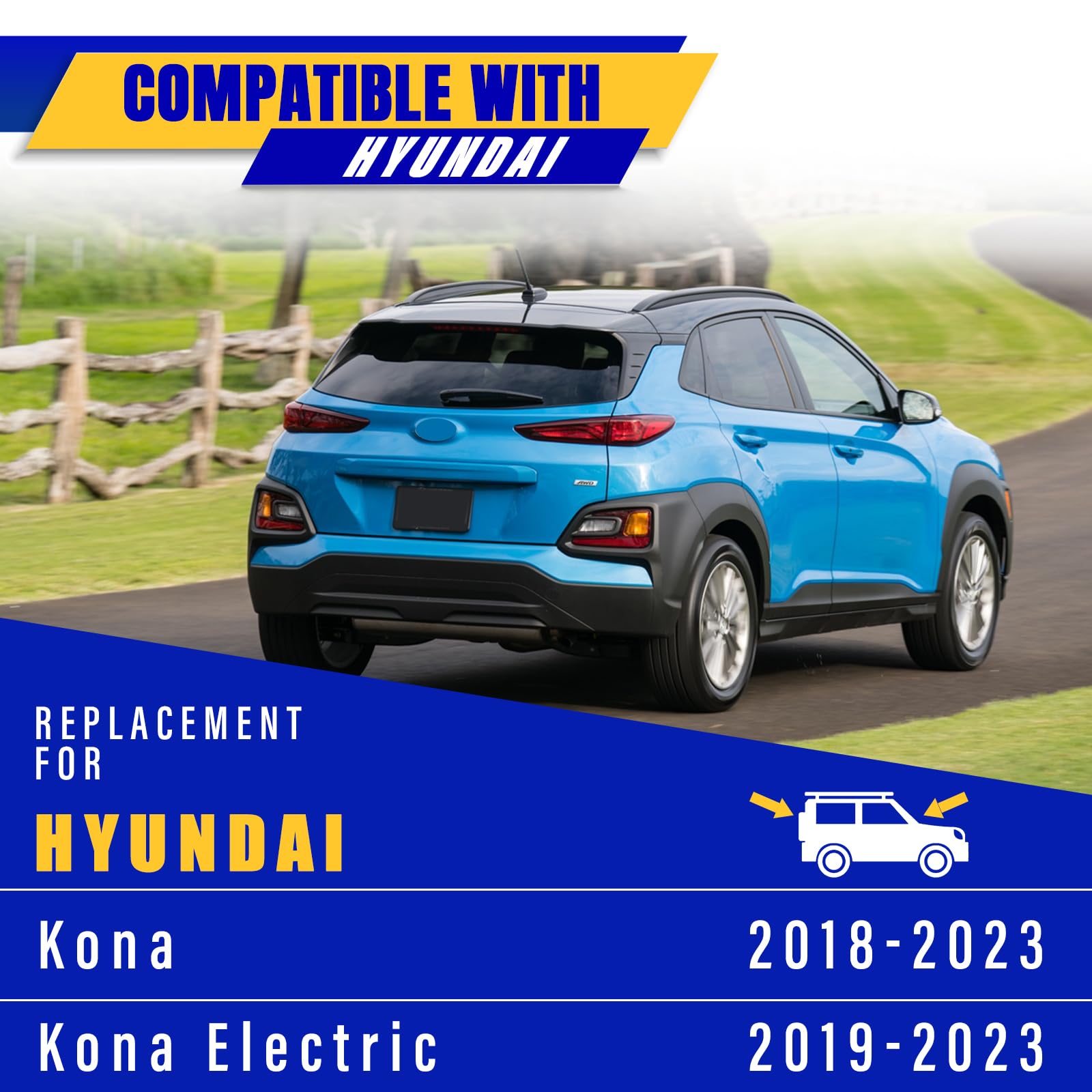 Rooppa Kona wiper blades quiet operation during city driving