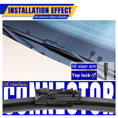 Rooppa Mazda CX-9 14 inch wiper blade keeps windshield clear in drizzle