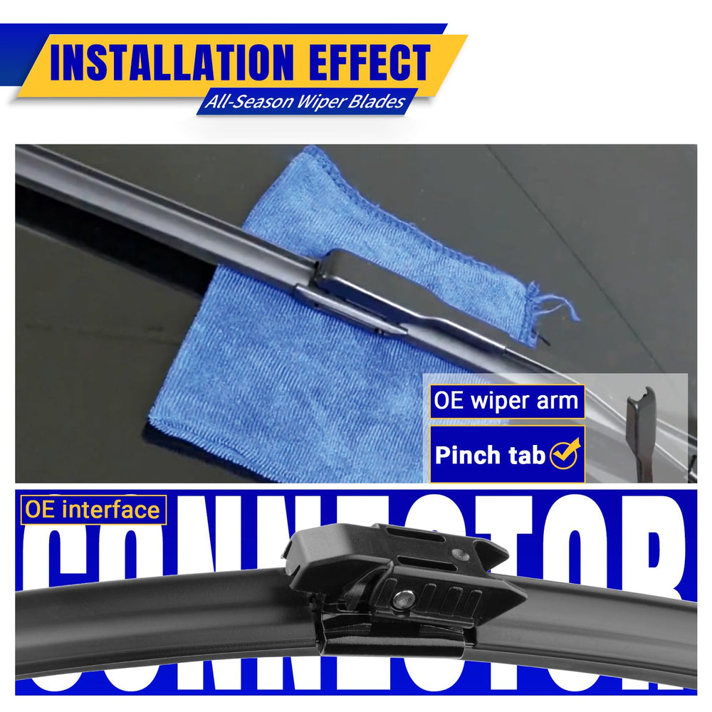 Rooppa Mini Cooper Countryman wiper 10inch close-up for tight corners