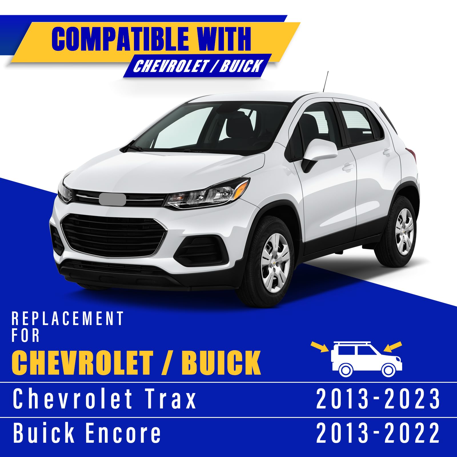 Rooppa OEM replacement wipers fit Chevy Trax and Buick Encore