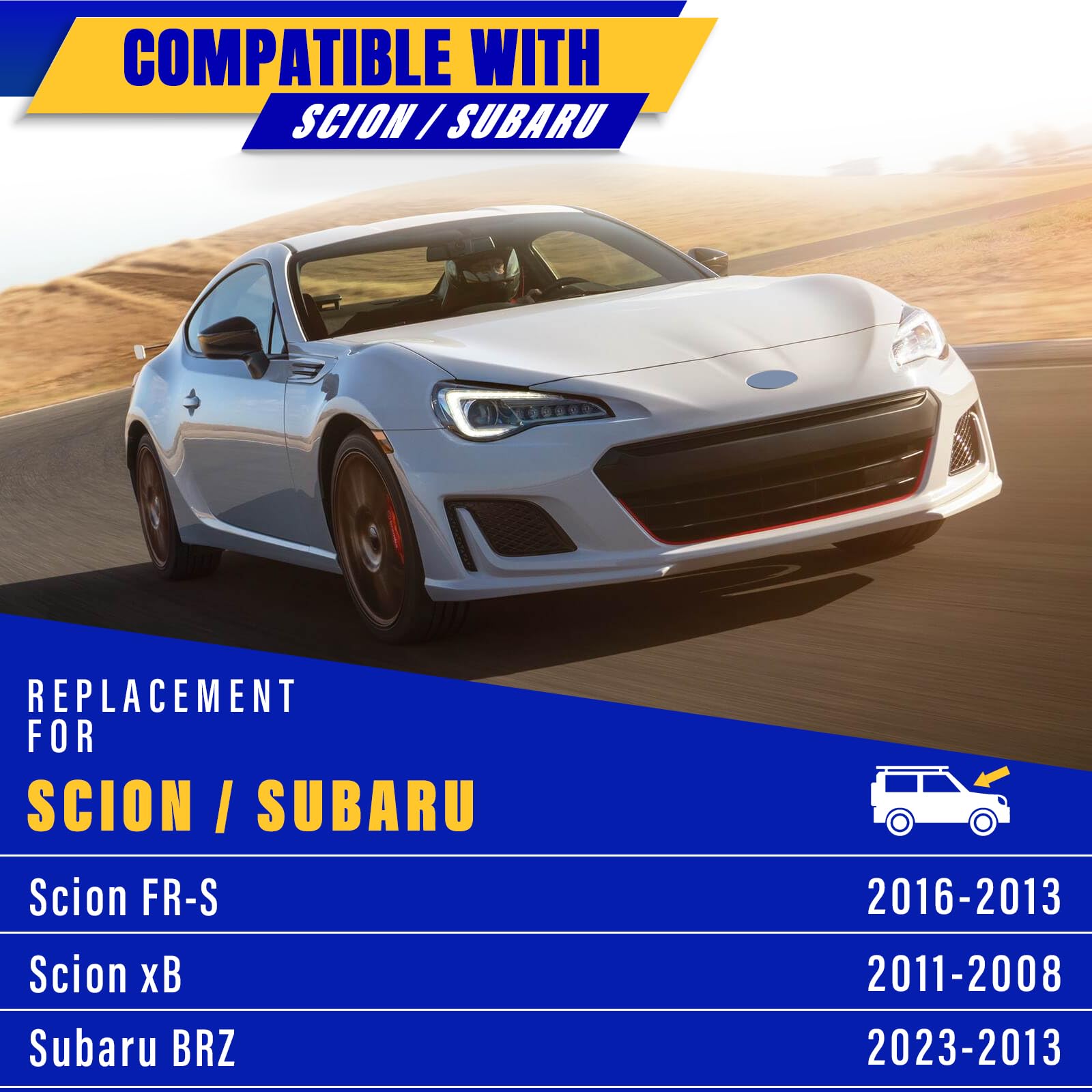 Rooppa Subaru BRZ 2013-2023 wiper blade for consistent performance in storms