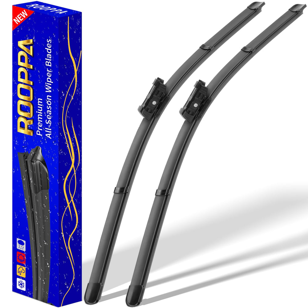 Rooppa Tesla Model 3 26-inch wiper blades for reliable rain clearance