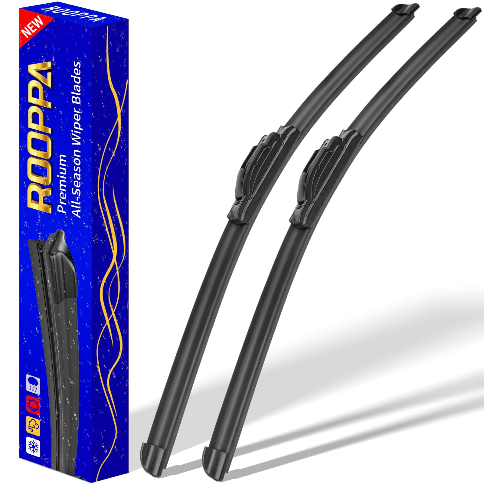 Rooppa 26-inch front wiper blade for rain visibility