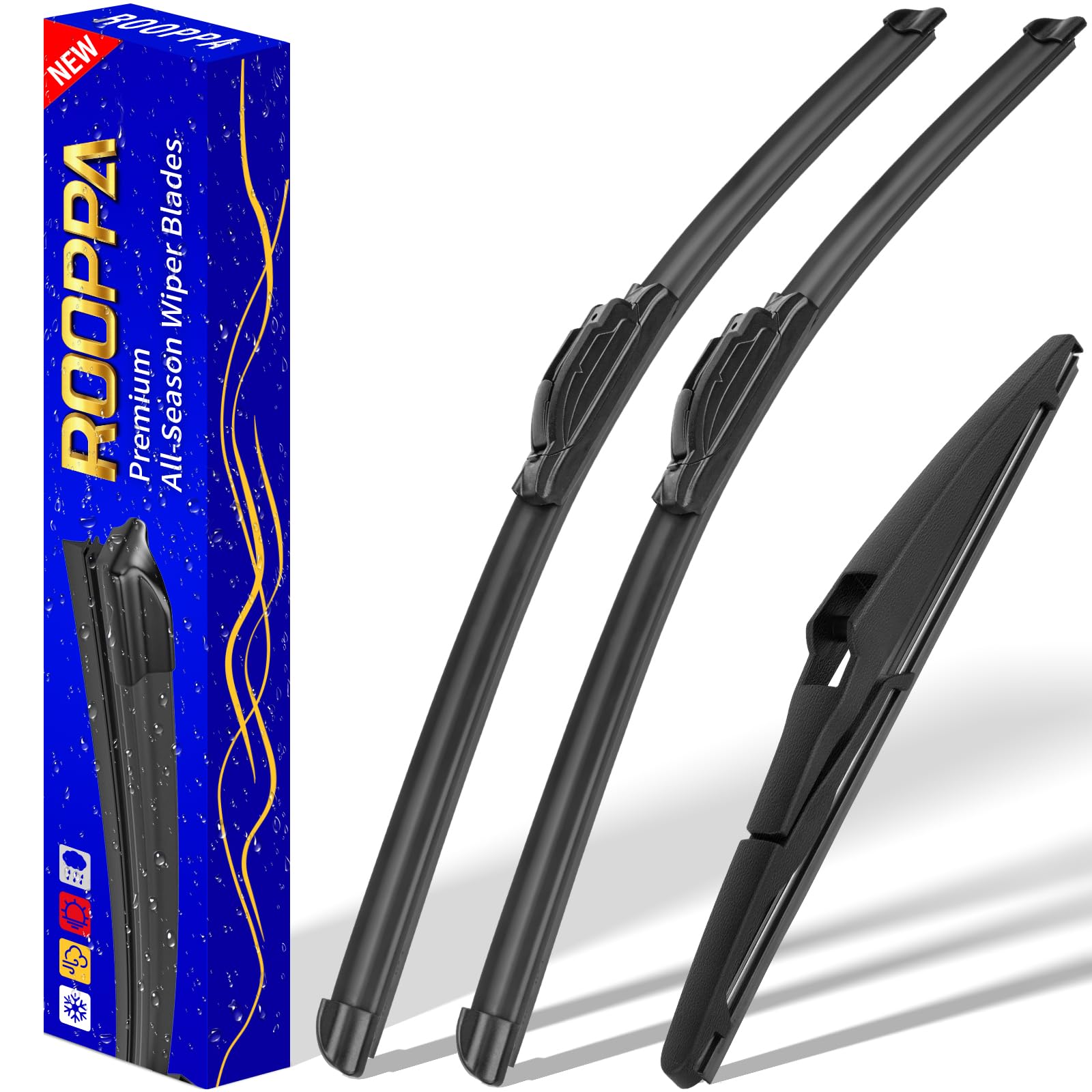 Rooppa 26-inch front wiper blade for RAV4, delivers reliable visibility in rain.
