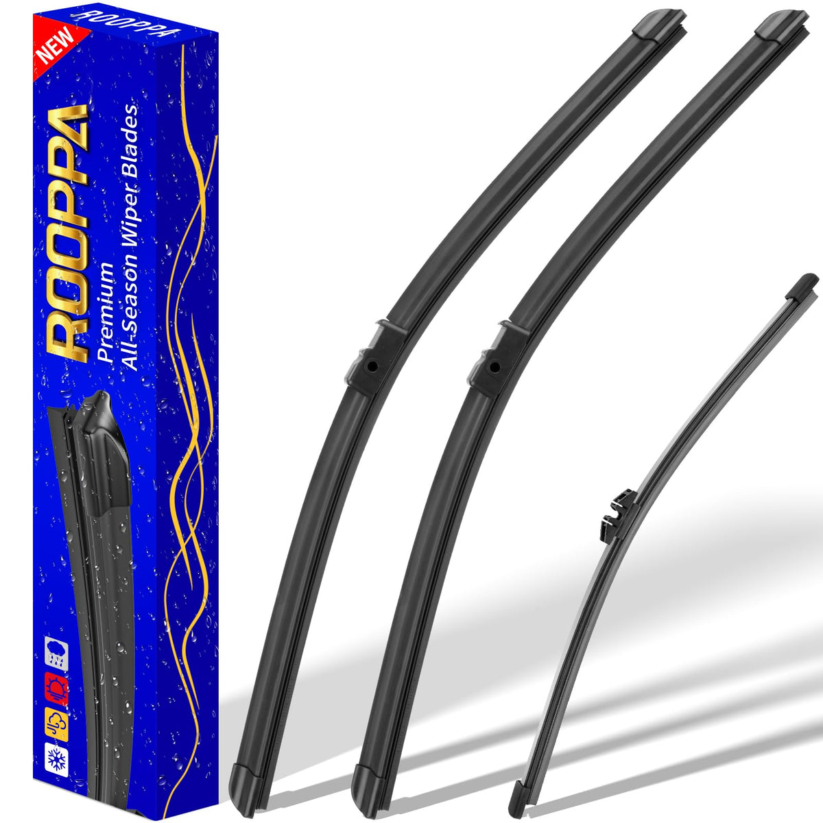 Rooppa X3 26-inch front wiper blade for BMW X3 improves clear visibility during rain