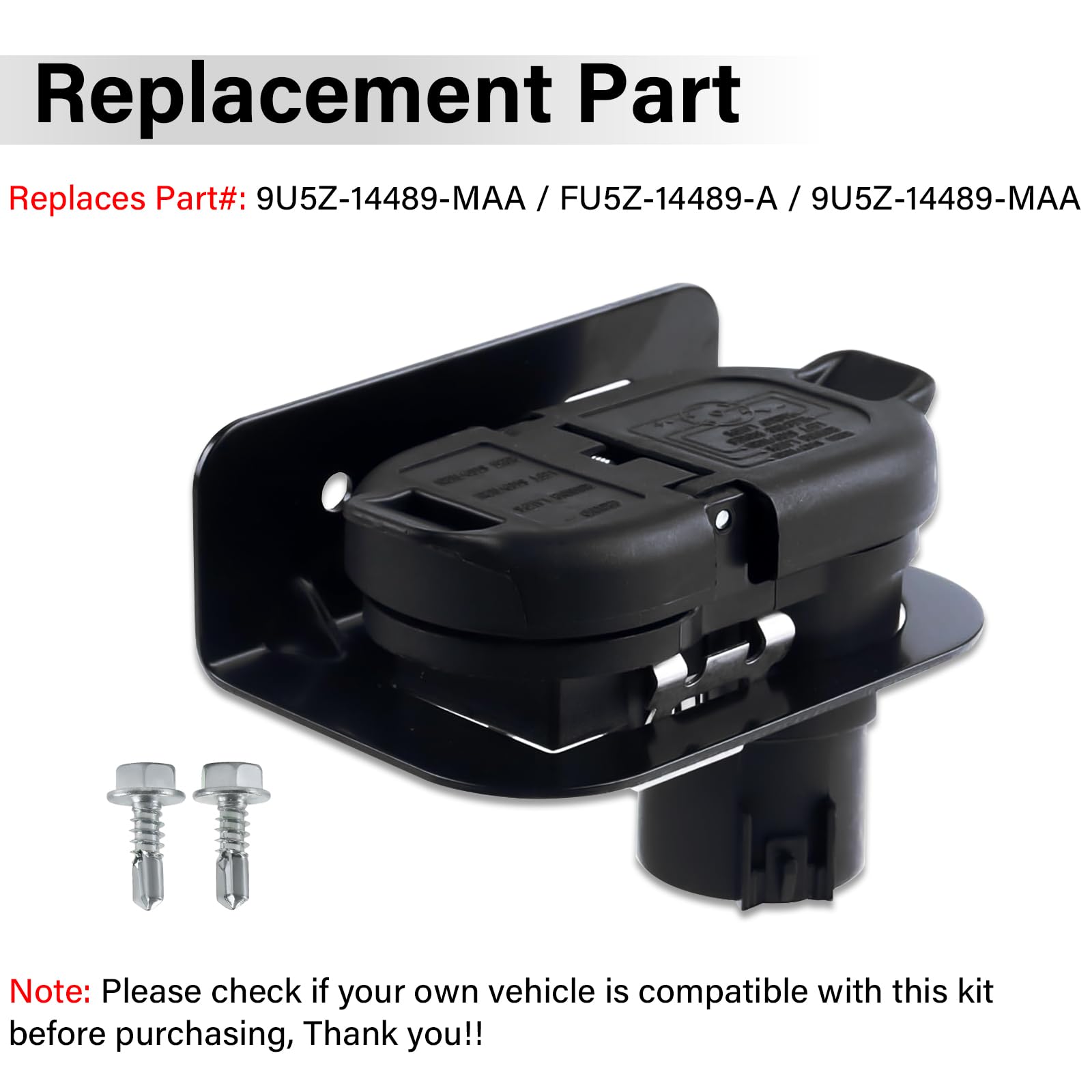 ROOTMUTIFY Ford 9U5Z-14489-MAA compatible connector with rust-resistant plastics.