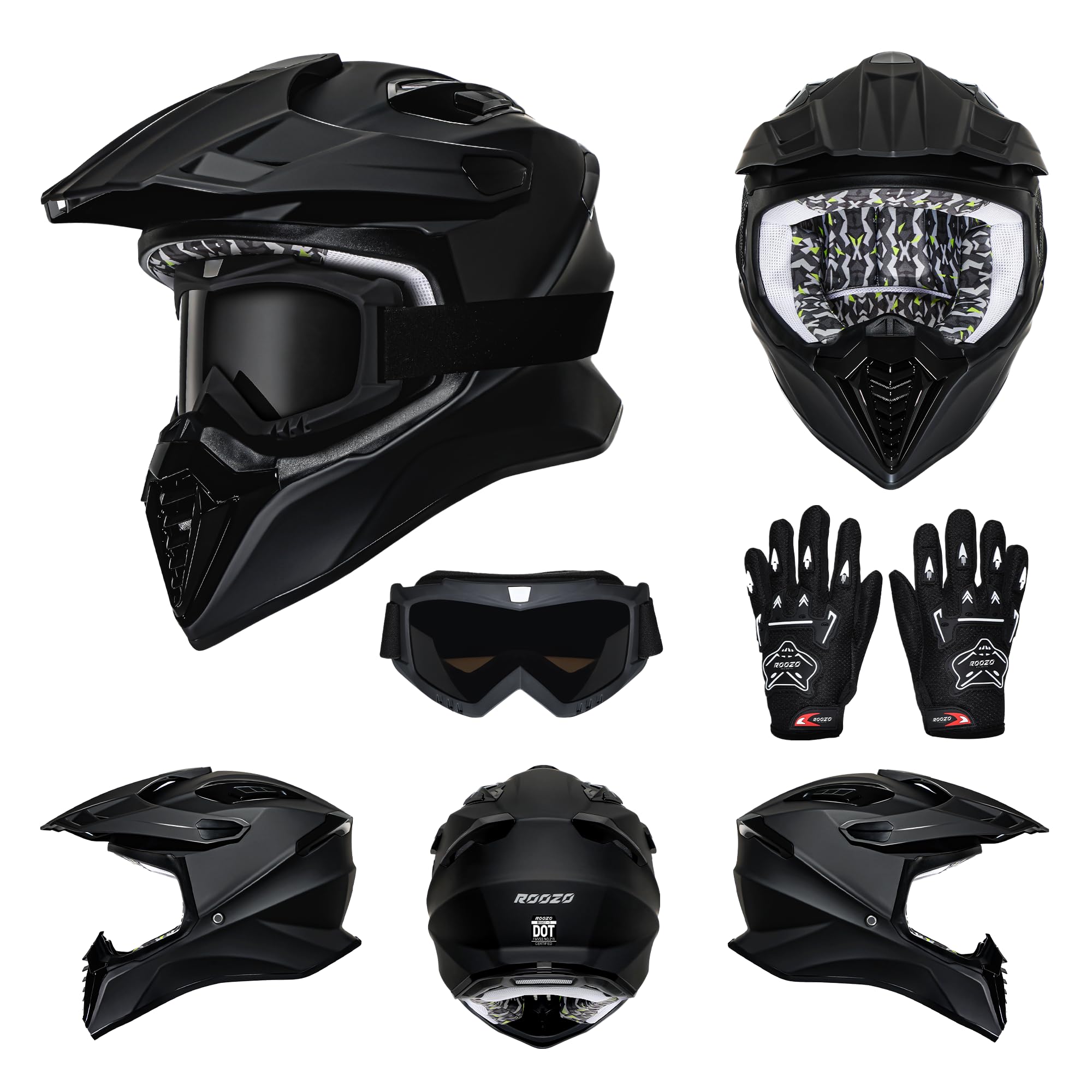 Roozo DOT-Certified Kids Helmet ensures safety standard compliance.