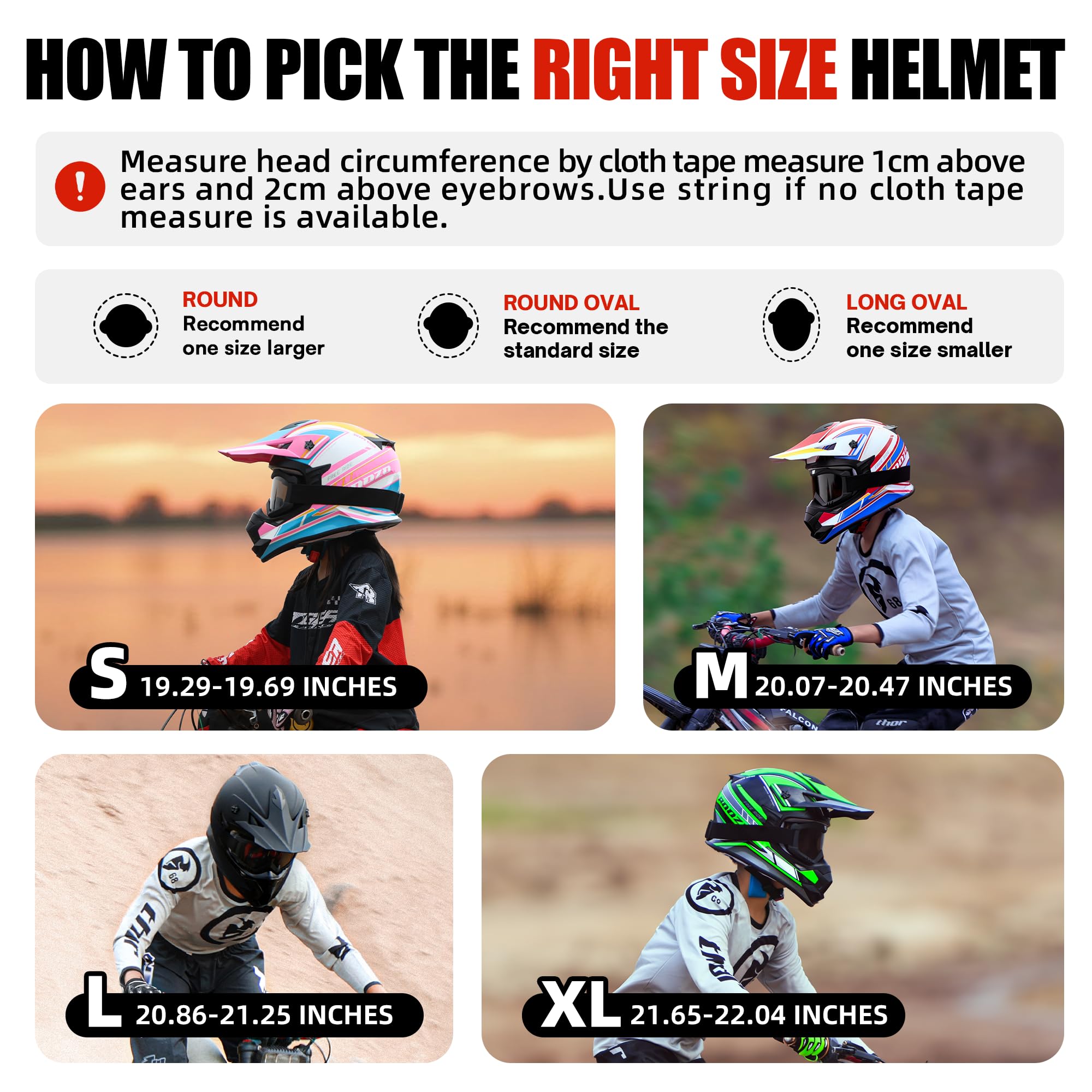 Roozo Kids Dirt Bike Helmet back view with emphasis on shell and EPS liner