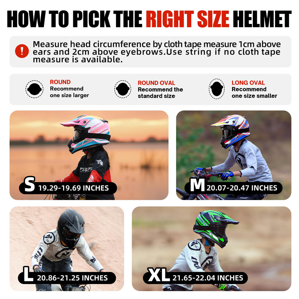 Roozo Kids Dirt Bike Helmet top vent view emphasizing airflow.