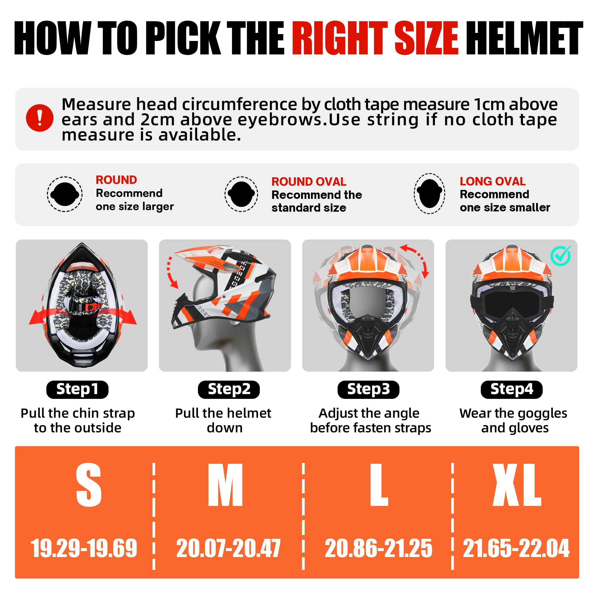 Roozo Youth Dirt Bike Helmet packaging dust bag for storage