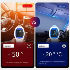rorweinooye 6-layer car cover windproof straps secure in wind