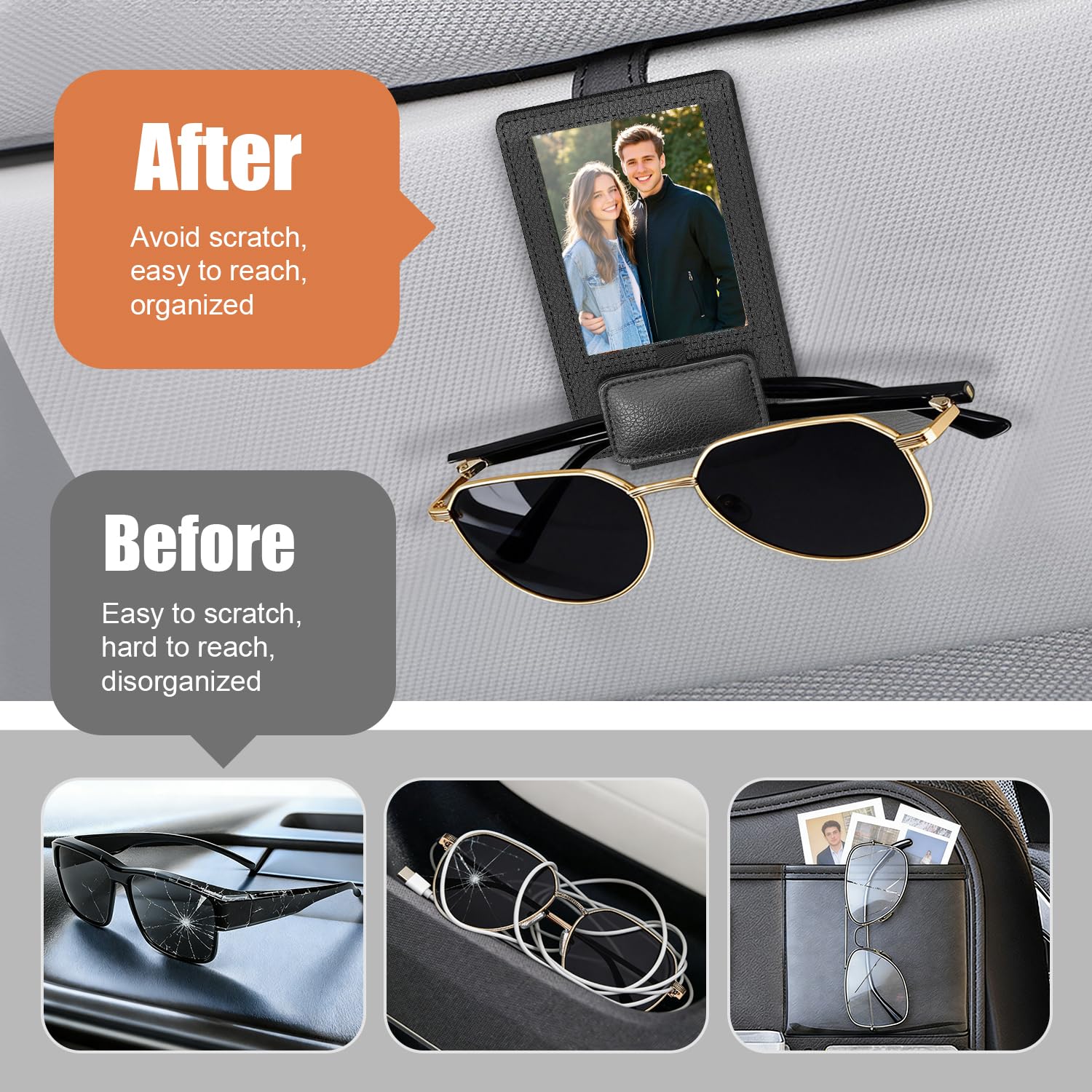 Rosaver universal-fit visor clip attaches in seconds without blocking sight lines.