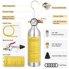 Rossesay AC Flush Kit flushing head with conical tip seals pipelines