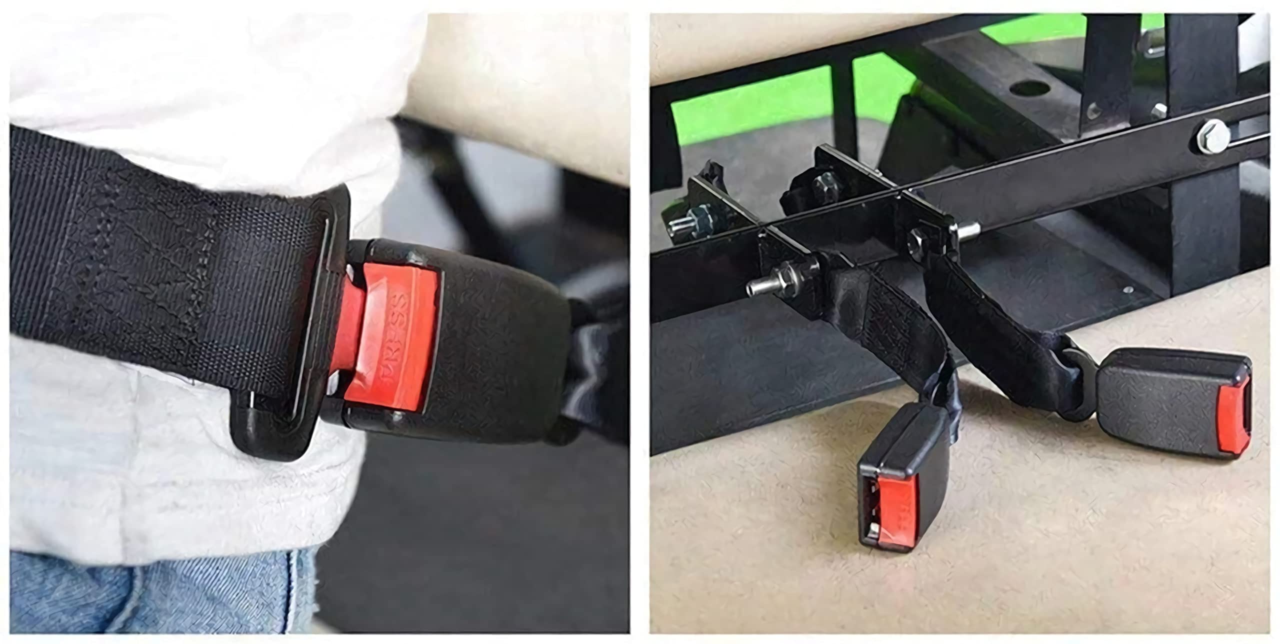 Two belts packaged together for two-seat configurations.