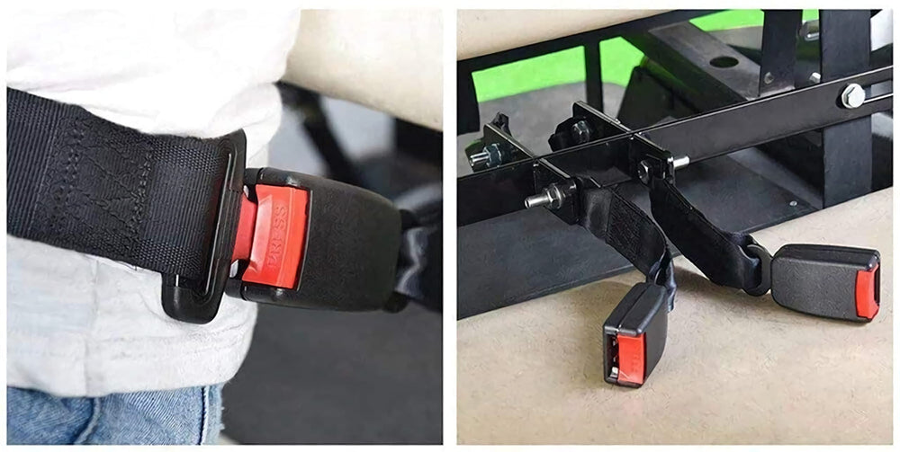 Two belts packaged together for two-seat configurations.