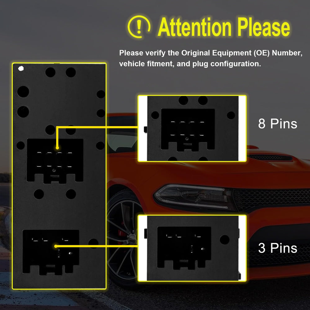 Compatibility list showing ROSY PIXEL window switch across supported vehicles
