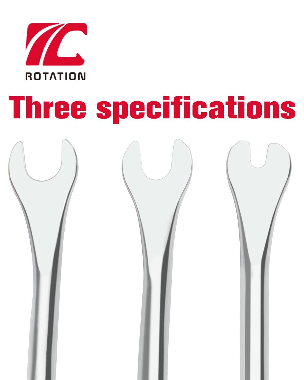Rotation chrome vanadium steel construction ensures durable performance