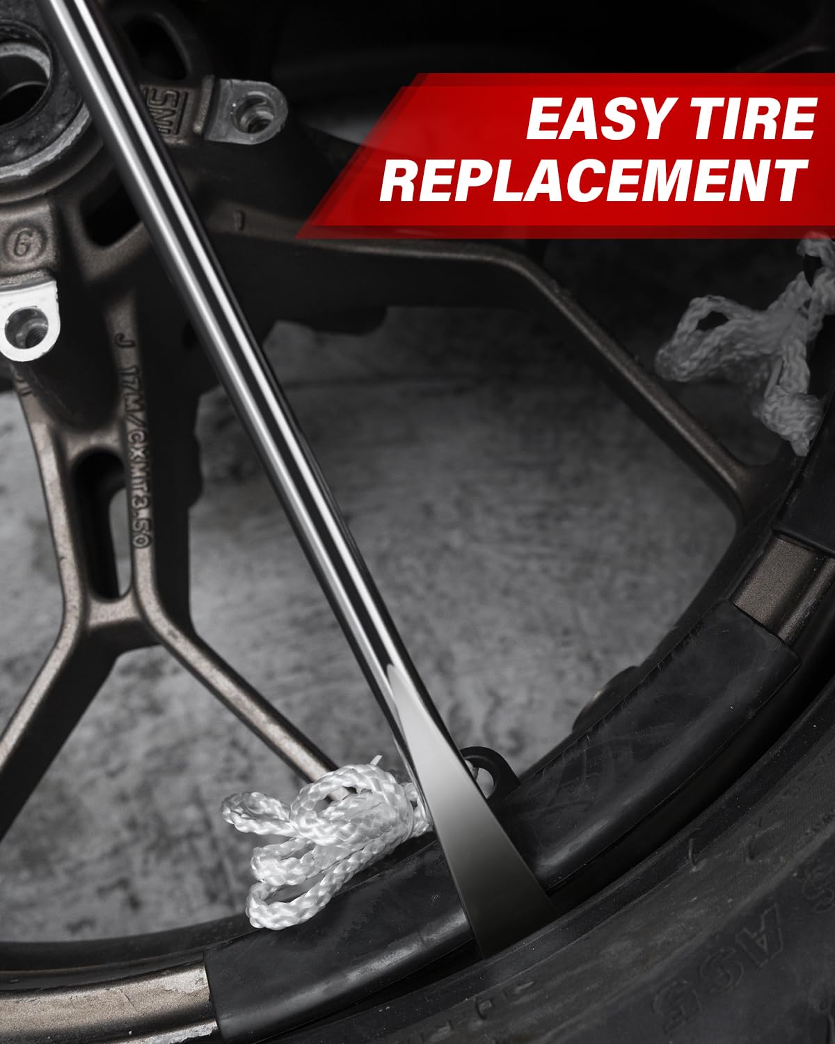 ROTATION spoon ends are designed to minimize rim scratching.