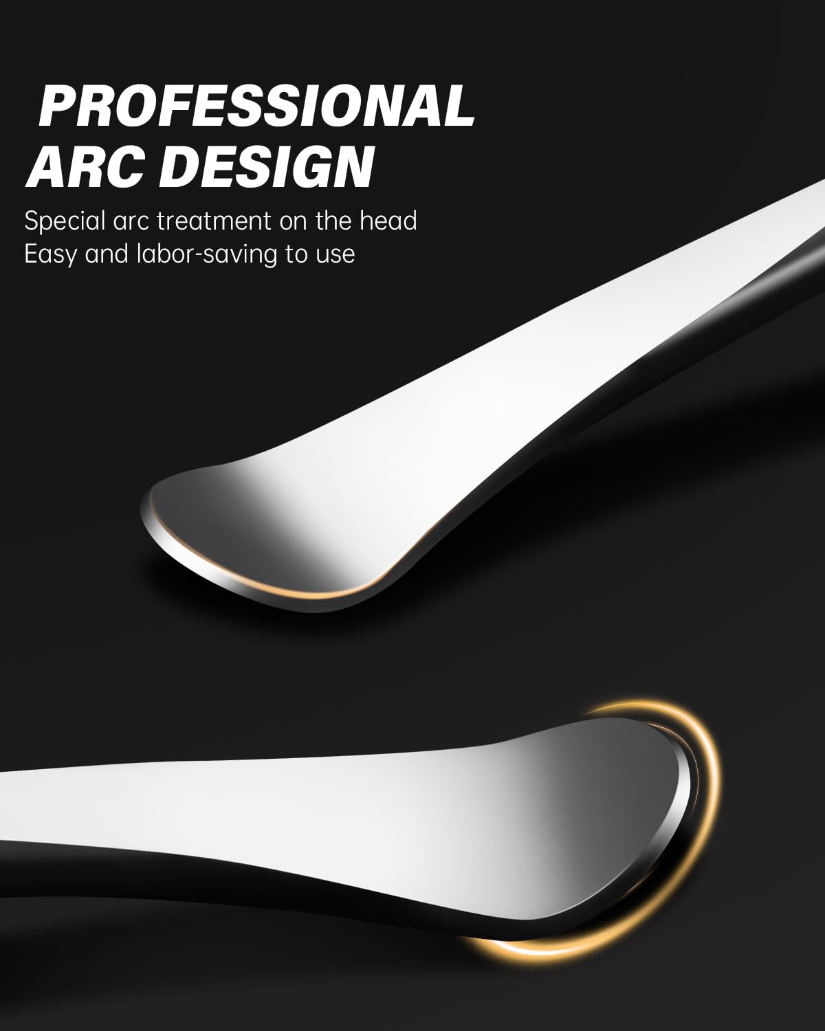 ROTATION ergonomic non-slip handle improves grip and control.