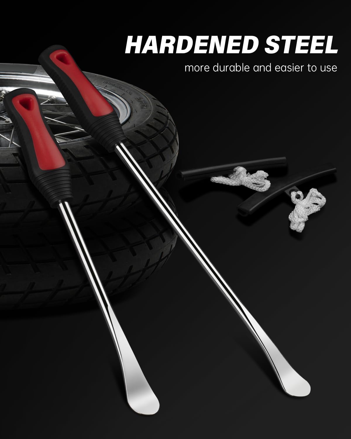 ROTATION included rim protectors guard rims during tire removal.