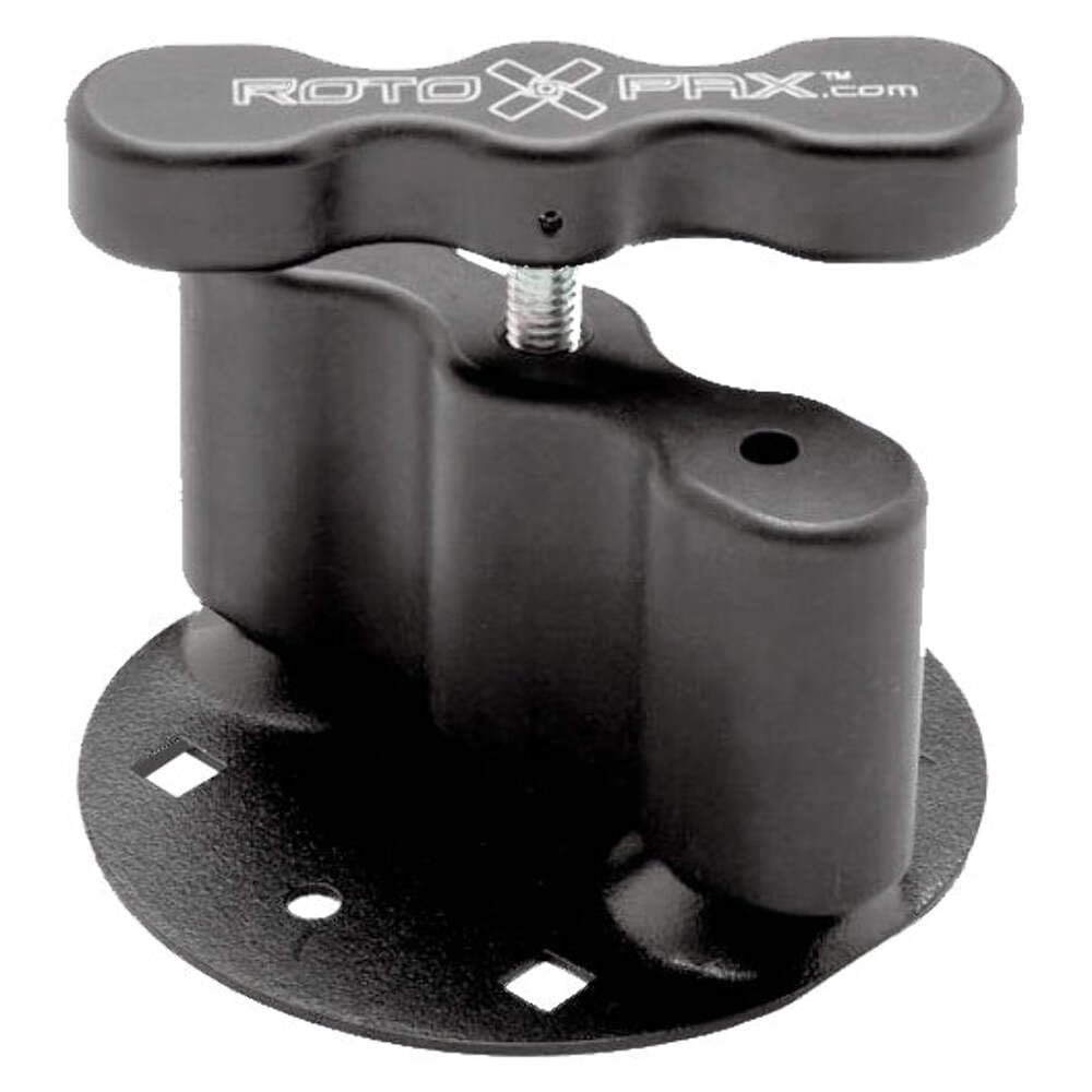 RotopaX RX-PM Pack Mount in black secures gear on frames