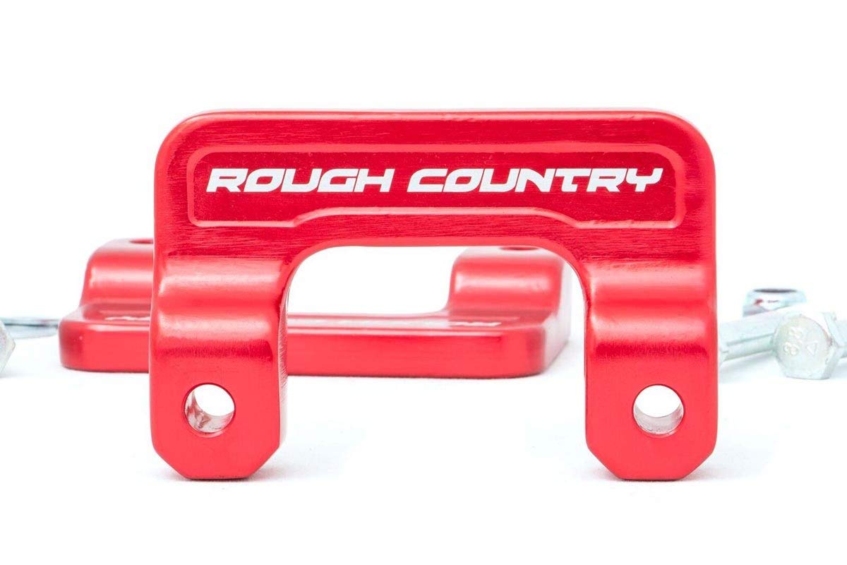Rough Country 2-Inch leveling kit installed on a Chevy/GMC 1500 front view improves stance.