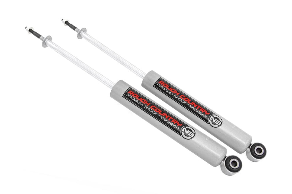 Rough Country 23161 front shock absorbers provide improved ride stability.