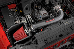 Rough Country Cold Air Intake installed on Jeep Wrangler JL for easier bolt-on upgrade