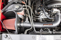 Rough Country Cold Air Intake tubing close-up highlighting large-diameter tube for improved airflow.