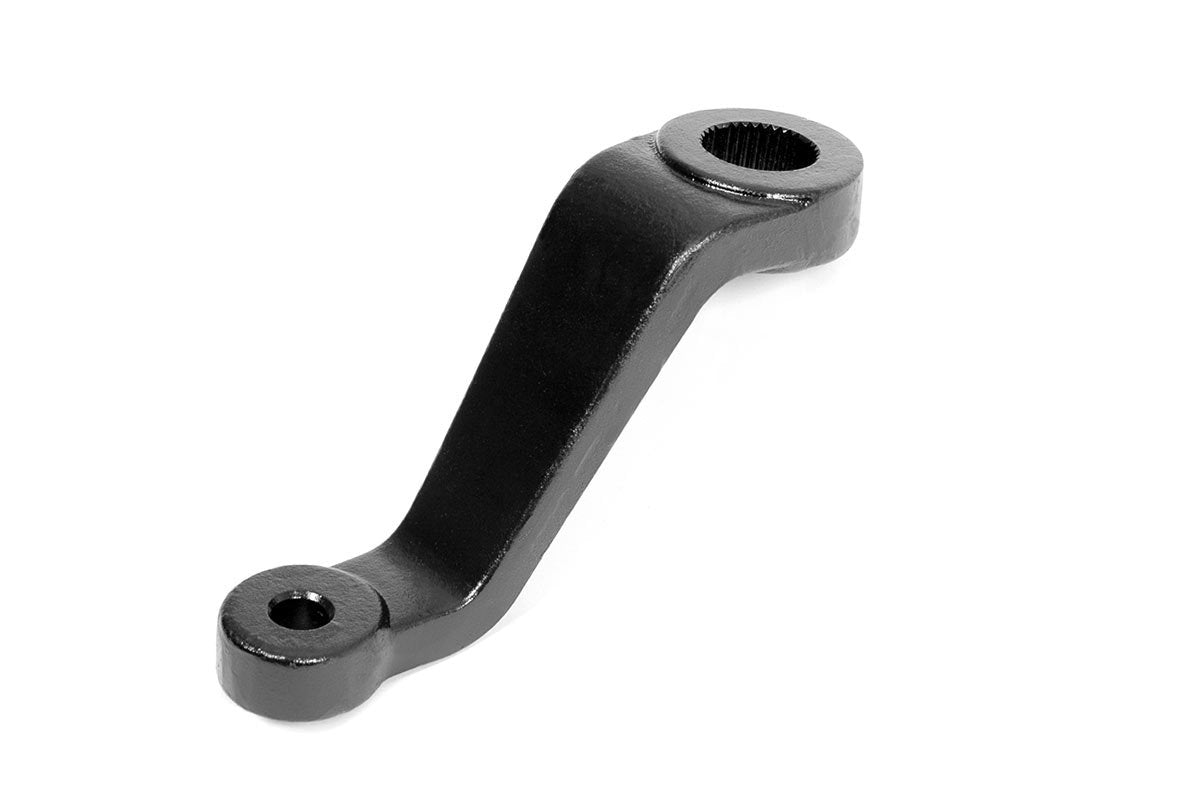 Rough Country Drop Pitman Arm installed on a Jeep Wrangler for improved steering control and turning radius