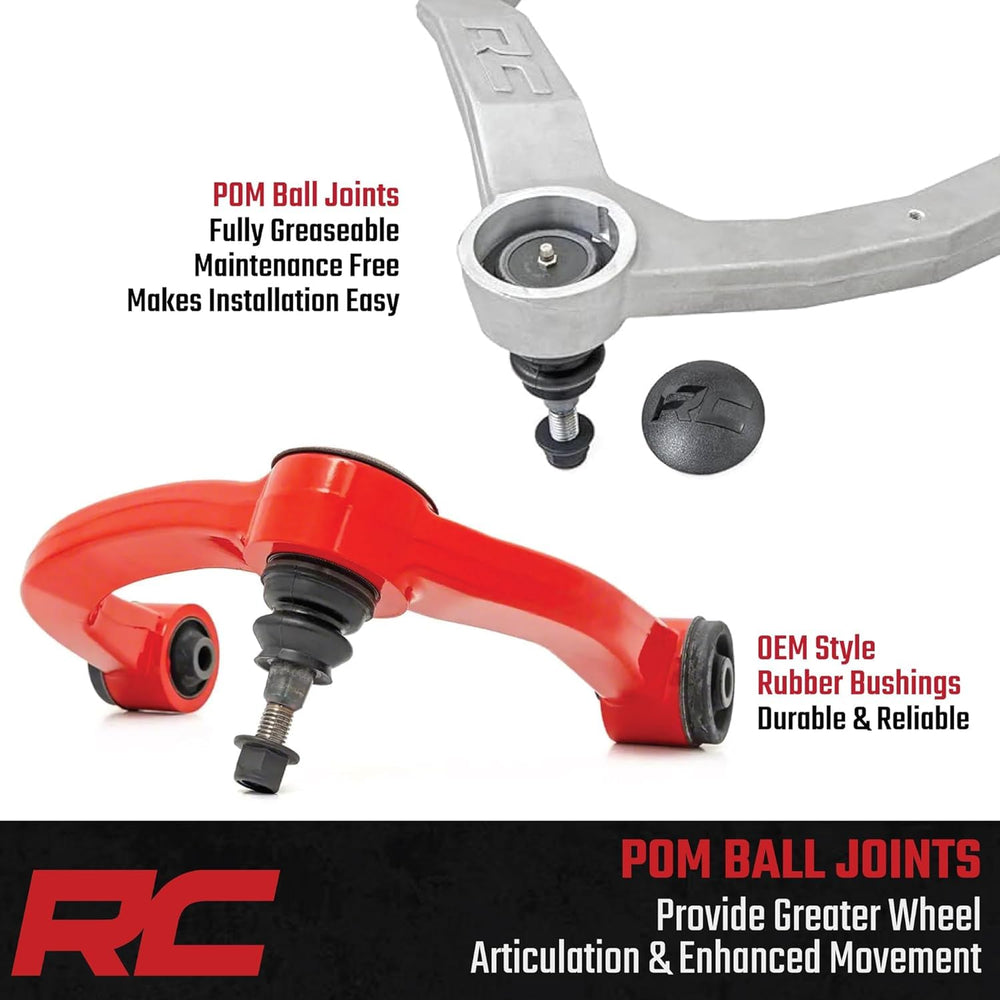 Rough Country forged upper control arm grease point close-up for full greasability