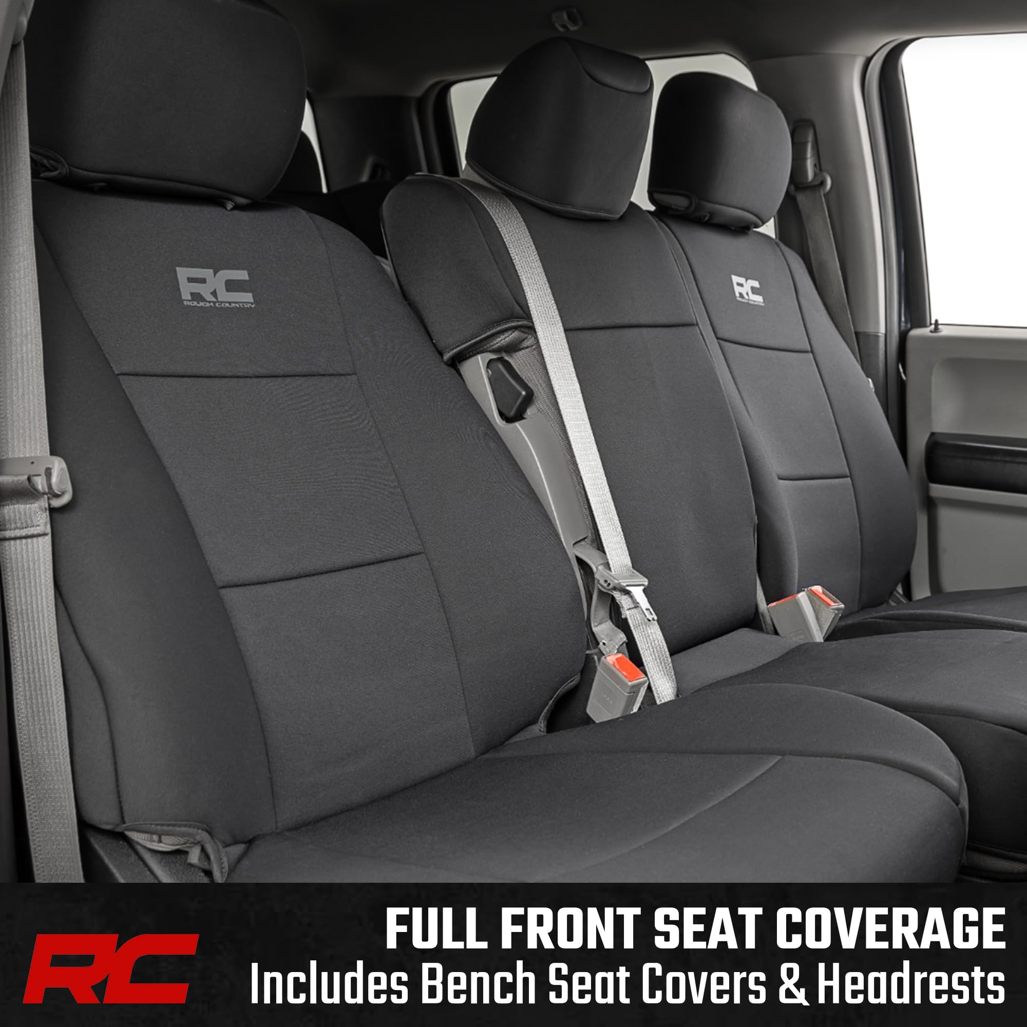 Rough Country interior protection for daily driving backed by a two-year warranty.